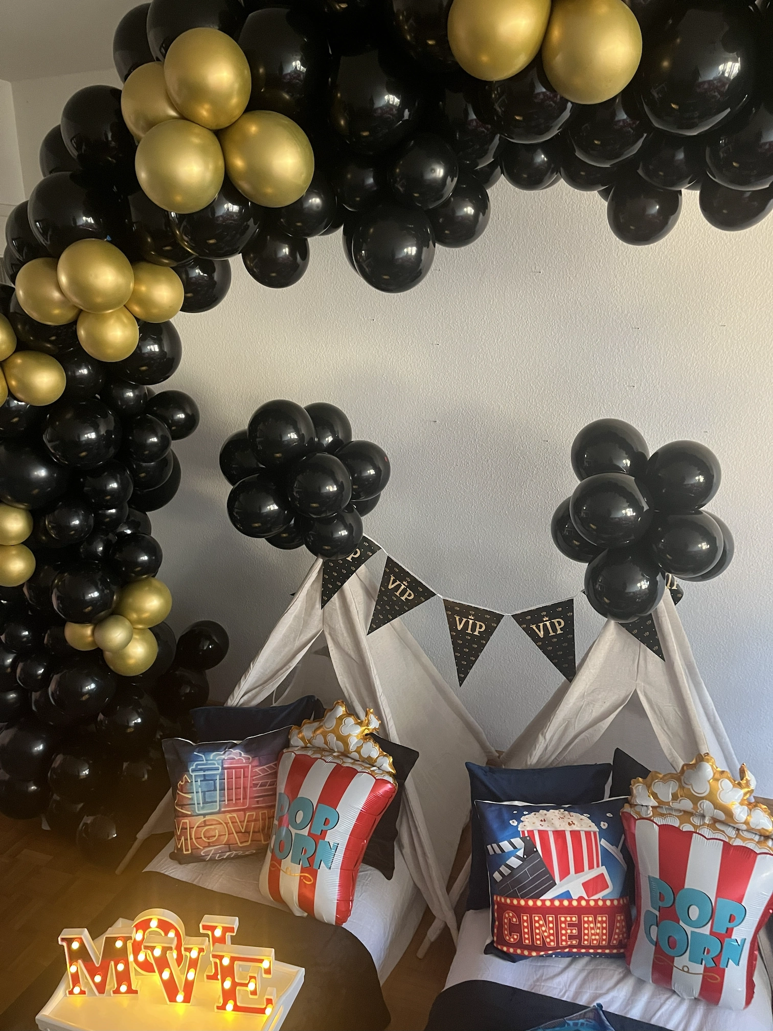 Tipi Sleepover Setup